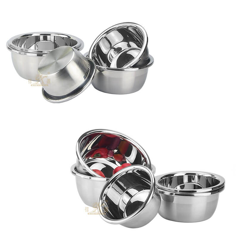 kitchen bowls OEM steel mixing bowls supplier