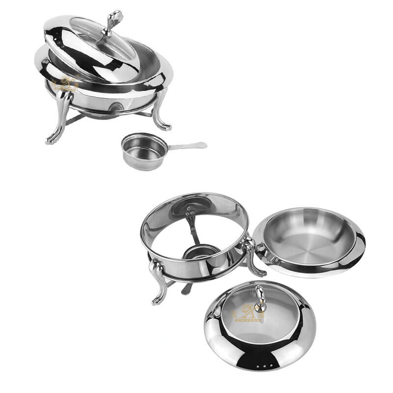 round chafing dish manufacturer stainless steel chafer supplier