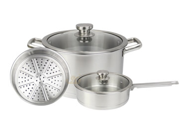 kitchen cookware 2 pcs factory stainless pot import