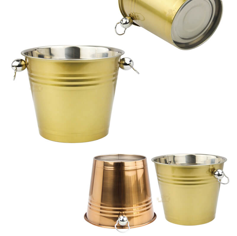 small metal buckets OEM party bucket factory