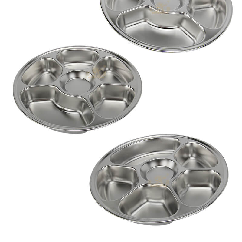 metal dishes wholesale divided serving tray price