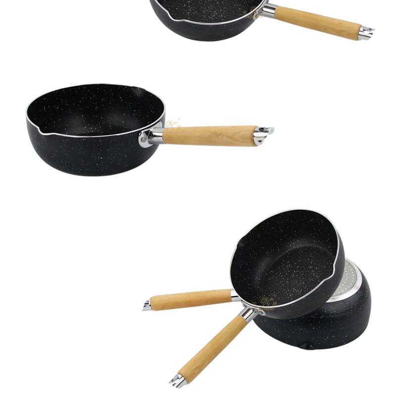 single handle pot supplier Korean non stick pan supplier