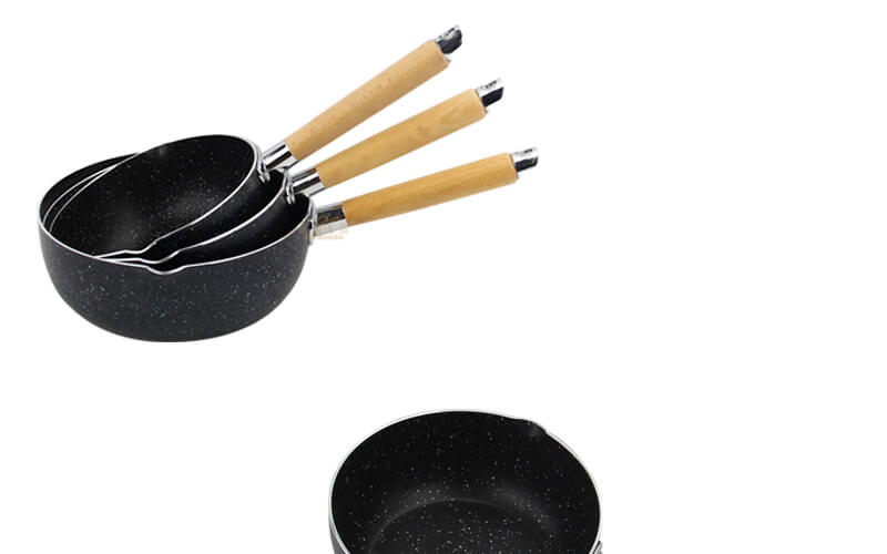 single handle pot supplier Korean non stick pan factory