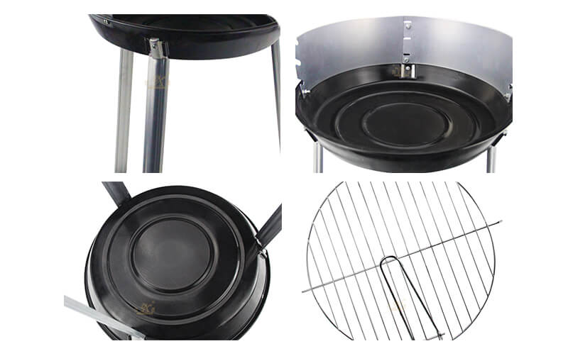 folding round barbecue grill export BBQ grill ODM