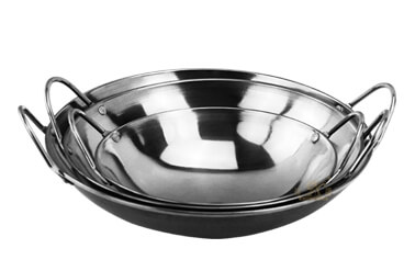steel serving wok bar export mini pot odm