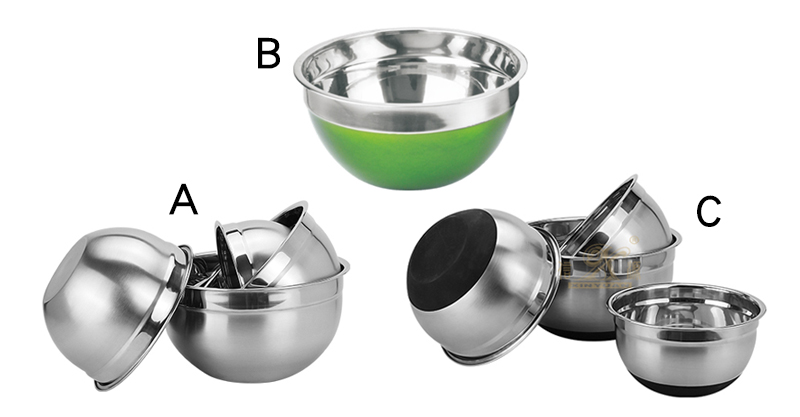 stainless steel tools salad bowl factory