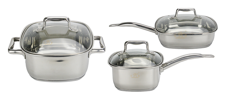 stainless steel kitchenware cooking 3 set